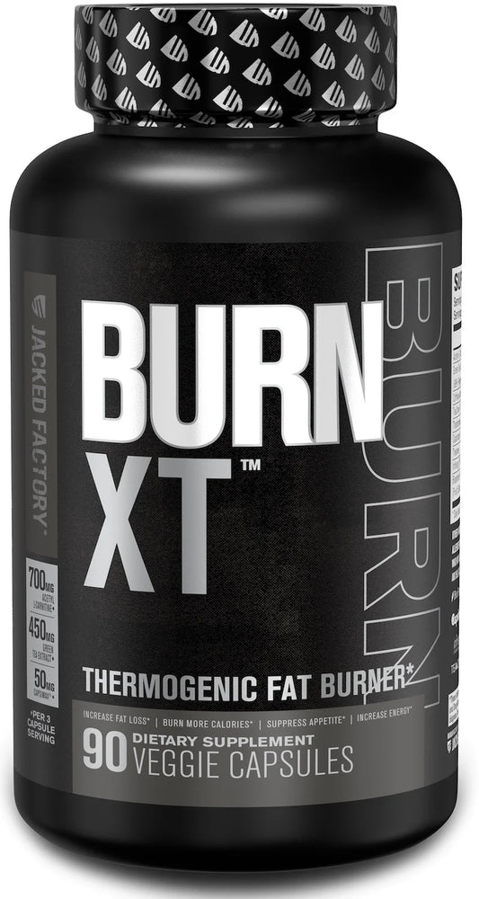 Burn XT Black Thermogenic Fat Burner - Weight Loss Supplement, Appetite Suppressant, Nootropic Energy Booster - 90 Veg Diet Pills