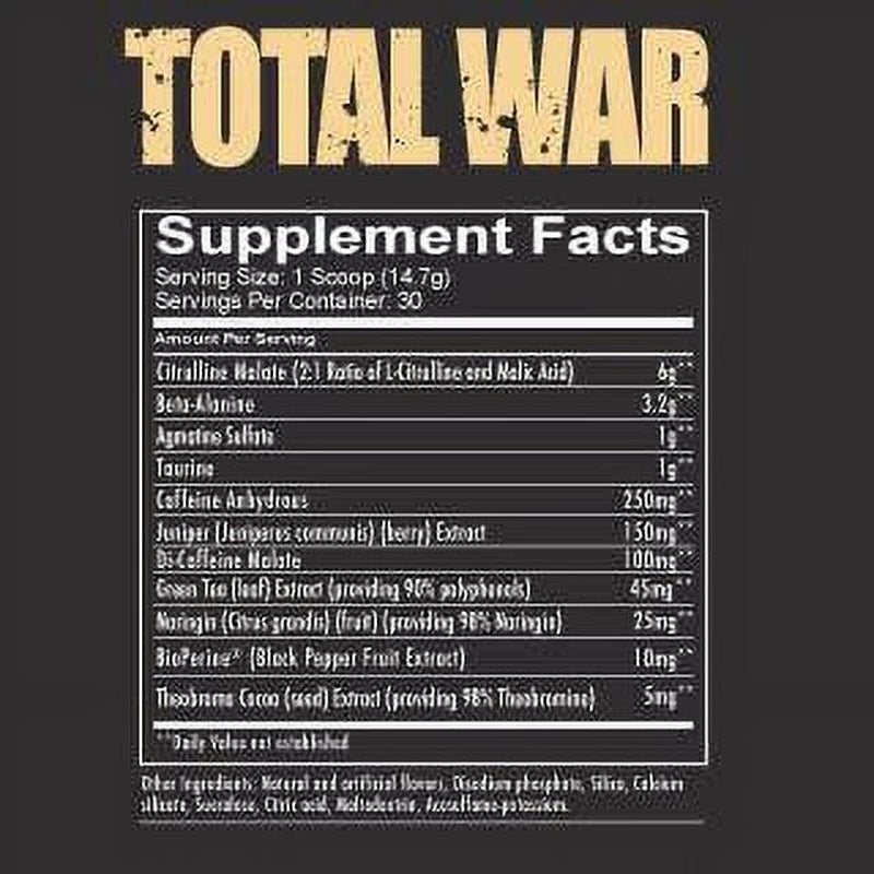 TOTAL WAR PRE-WORKOUT- Sour Gummy Bear