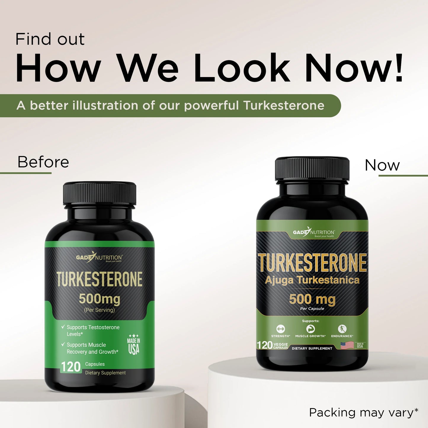 Turkesterone Supplement - Testosterone Support - 1500 Mg (Ajuga Turkestanica Extract Std. to 10% Turkesterone)