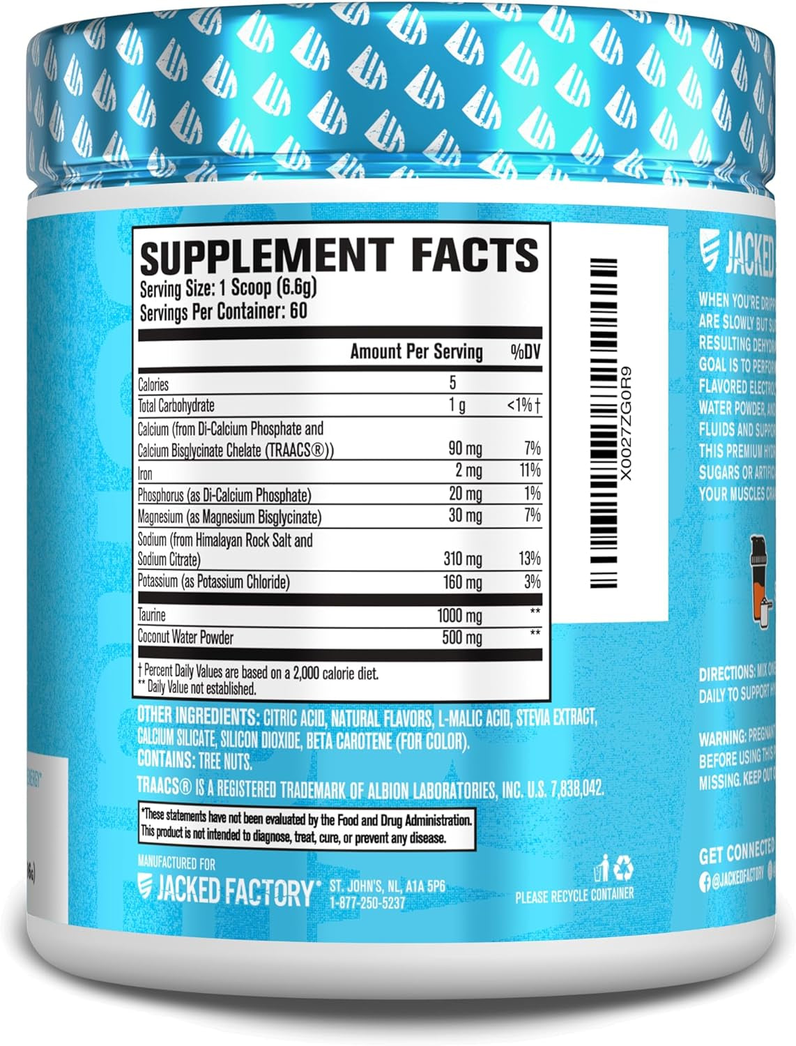 HYDRASURGE Electrolyte Powder - Hydration Supplement with Key Minerals, Himalayan Sea Salt, Coconut Water, & More - Keto Friendly, Sugar Free & Naturally Sweetened - 60 Servings, Orange Mango