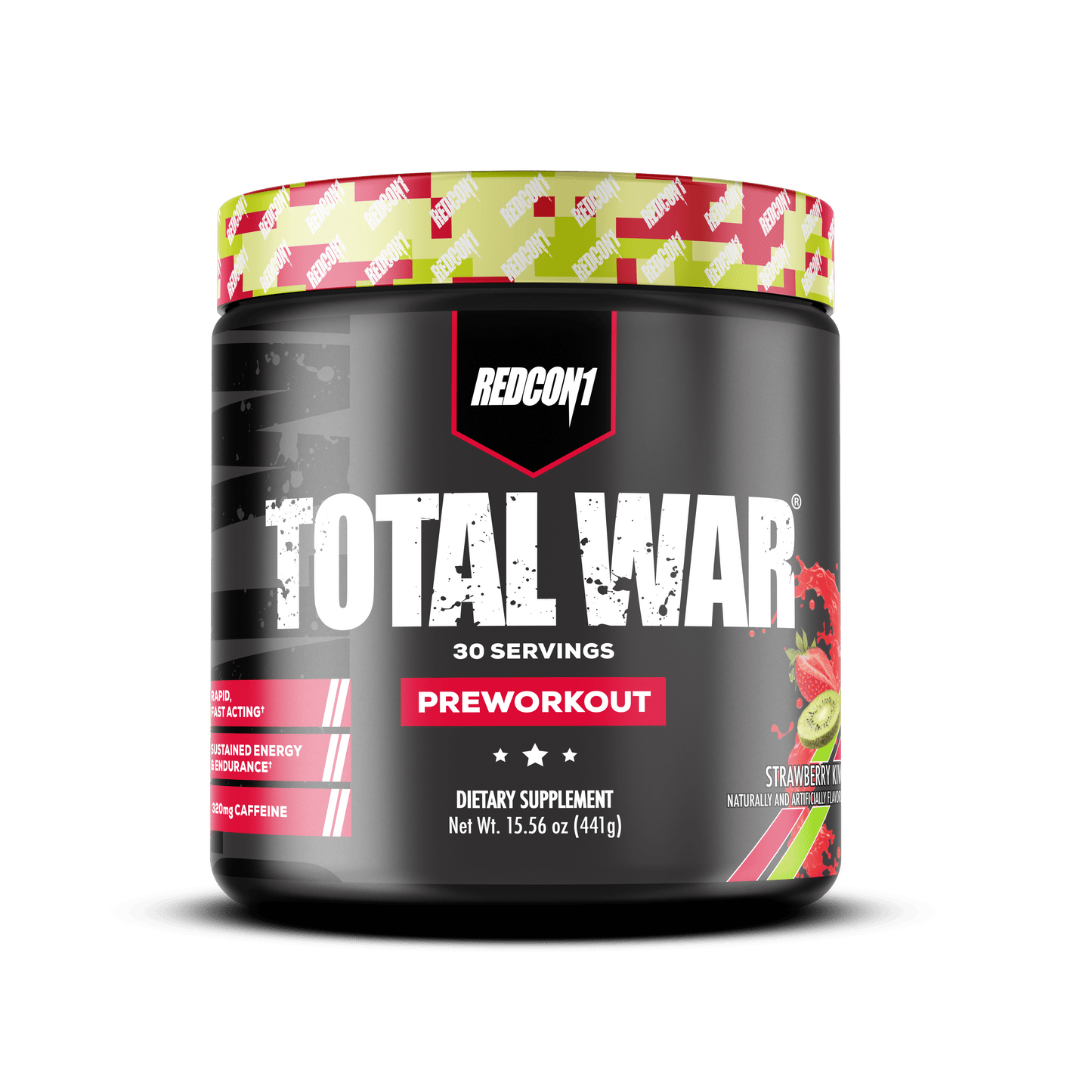 Total War Pre-Workout, Strawberry Kiwi, 30 Servings