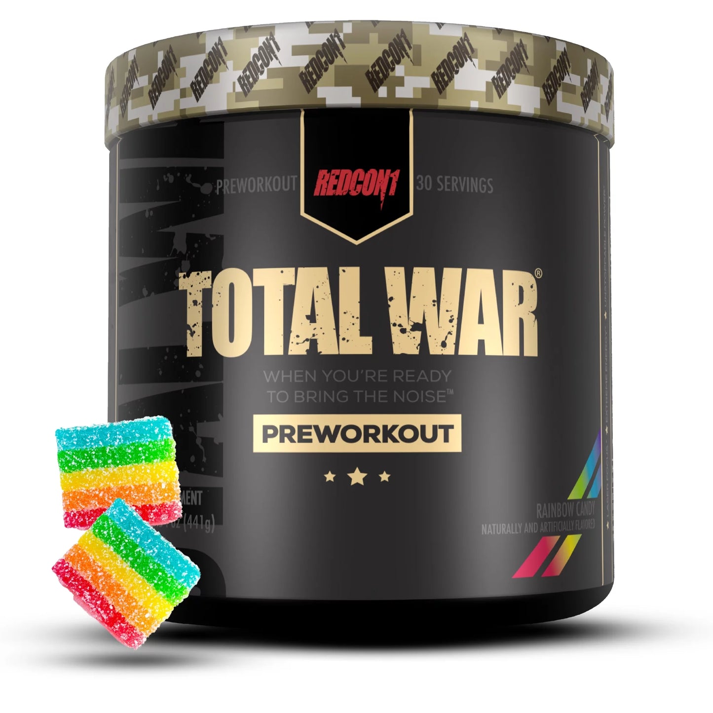 TOTAL WAR PRE-WORKOUT- Rainbow Candy